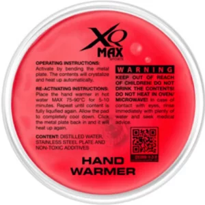 XQMAX HANDWARMER RED. DIA 8CM
